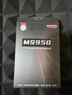 モンスターストレージ MS950 SSD 2TB M.2 Gen4x4