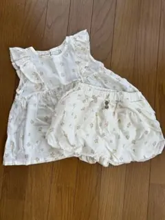 teteatete 90サイズ　セットアップ　女の子ブラウス