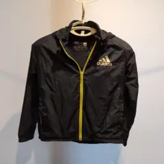 adidas ウィンドブレーカー 黒 130