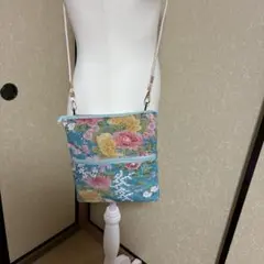 着物地リメイクポシェット