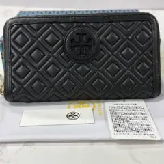 新品同様‼️ トリーバーチ　財布　長財布　キルティング　ラウンドファスナー