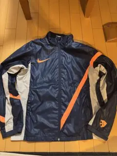 子供Nike ナイロンジャケット Lサイズ ネイビー/オレンジ
