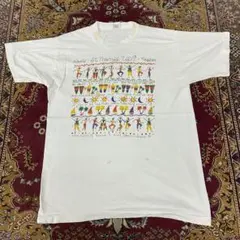 90s シングルステッチ USA製 ジャミン レゲエ ラスタカラー アート T