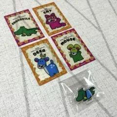 たべっ子どうぶつ　ギンビス　クリアカード　アクリルスタンド