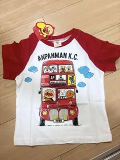 【新品】アンパンマン90cmTシャツ半袖保育園 幼稚園キッズ服子供服トップス