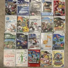 Wii 人気ゲームソフト20枚セット