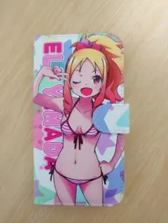 山田エルフ　手帳型ケース　貼るタイプ