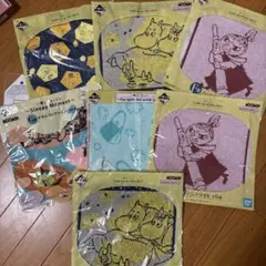 【新品未開封】 MOOMIN　ムーミン　ハンドタオル　一番くじ　くじ　7枚セット
