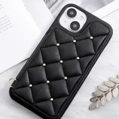 CECIL Mc BEE キルティング スマホケース iPhone15
