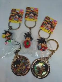ドラゴンボール 孫悟空　ベジータ　ご当地　 キーホルダー　フィギュア　セット