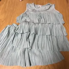 be anshes フリルノースリーブ上下セット 100