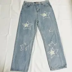 .KOM ドットコム　デニムパンツ　XL
