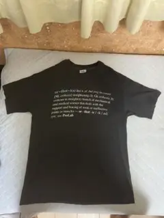 90s ヘインズ メッセージプリントTシャツ USA製 シングルステッチ