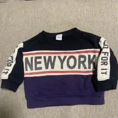 NEW YORK トレーナー 80サイズ