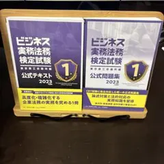 ビジネス実務法務検定試験 1級公式テキスト、過去問題集2023年度版セット