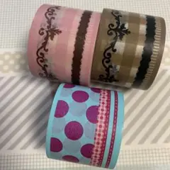 廃盤♡マークス♡リボンチェックコラージュ3本セット