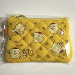 サンリオキルトシリーズ　シークレットミニフラットポーチ　ポムポムプリン