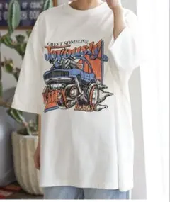 PAGE BOY オートモービルルーズT トップス オフホワイト Mサイズ