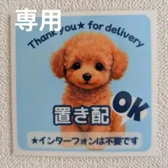 【マグネット】置き配OK ステッカー 玄関 ポスト 非対面