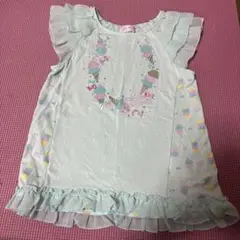 mezzo piano アイスクリーム Tシャツ 130