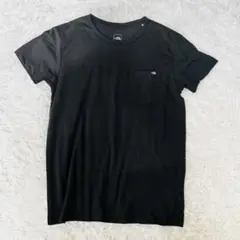 ザノースフェイス　Tシャツ 黒　ポケット　背面ロゴ