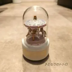 メリーゴーランド オルゴール ピンク ♪となりのトトロ
