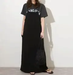 23ss ジャーナルスタンダード レリューム キャミワンピース 黒