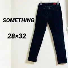 【サムシング】 ボトムス パンツ コーデュロイ ネイビー 秋冬コーデ カジュアル