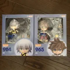 【値下不可】キングダムハーツ ねんどろいど フィギュア ソラ リク 各2種類のキーブレードが付属！ 「キングダムハーツ」より、ソラ
