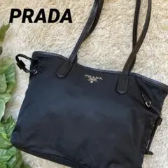 ✨人気✨PRADA プラダ ナイロン サフィアーノレザー トートバッグ ブラック