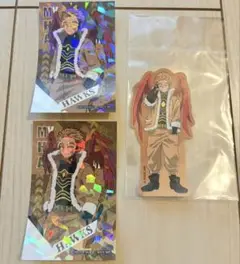 ヒロアカ アーモンドチョコレート 購入特典 ステッカー ホークス ジャンフェス