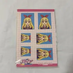 星宮いちご 来場者特典 証明書風ステッカー