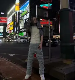 yvng patra着用 guapiスーパースタックデニムw30