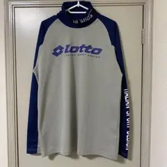 lotto ハイネック スポーツウェア グレー　ネイビー　メンズ　XL