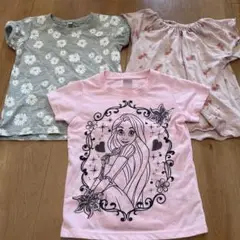 Tシャツ　100 ３枚　ラプンツェル