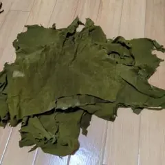 鹿革ハギレ詰め合わせ(グリーン)