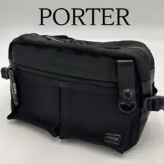 現行モデル✨美品✨ポーター ヒート ウエストバッグ マグライト 付 黒