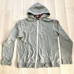 【匿名配送】BEAMS HEART フード付きパーカー Lサイズ グレー/灰色