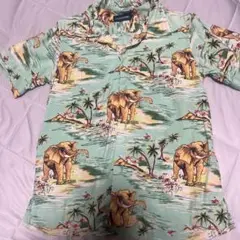 ラルフローレン レーヨンシャツ アロハシャツ 110