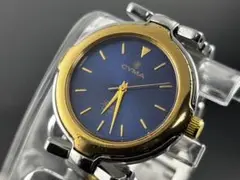 電池交換済みメンズボーイズクォーツSWISS CYMA 動作品