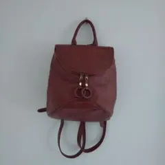 ★リュック　ダークレッド　レディース　赤茶