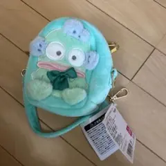 サンリオ　ぬいぐるみポシェットボア　ミニポーチ　【ハンギョドン】