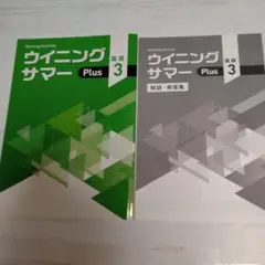 ウィニングサマー Plus 国語　 中学3年