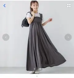 【新品】coca クレープシャーリングワンピース