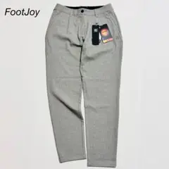 【新品】FooJoy フットジョイ　ゴルフ　ロングパンツ　レディースＬ　グレー