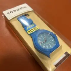 JAXIS 青 アナログ腕時計 10気圧防水