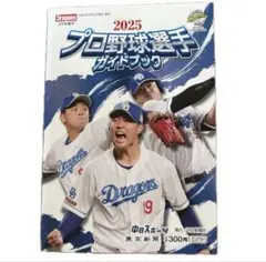 【新品】2025 プロ野球選手ガイドブック　☆即日発送☆ 中日新聞