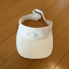 ルコックスポルティフ　ホワイト　サンバイザー