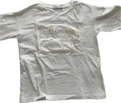 MONCLER ホワイトロゴTシャツ TG 6A