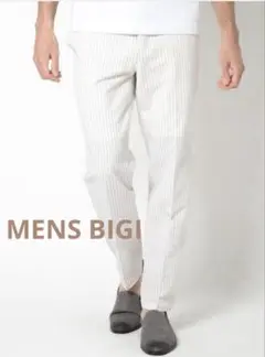 MENS BIGIサッカーストライプスラックスパンツ★新品未使用★